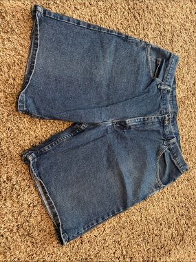 Wrangler Men's Blue Denim Jean Shorts